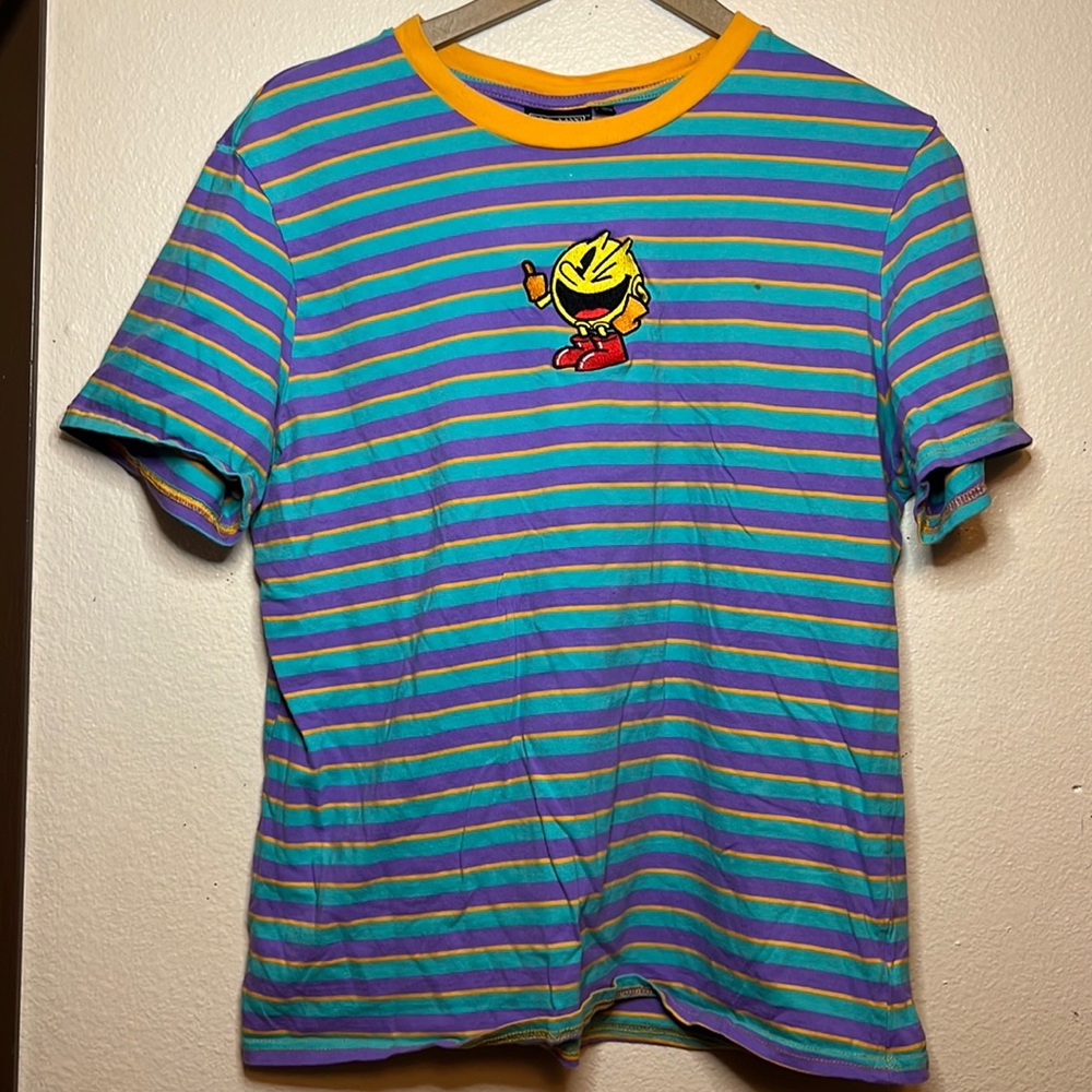 Pac-Man embroidered T-shirt